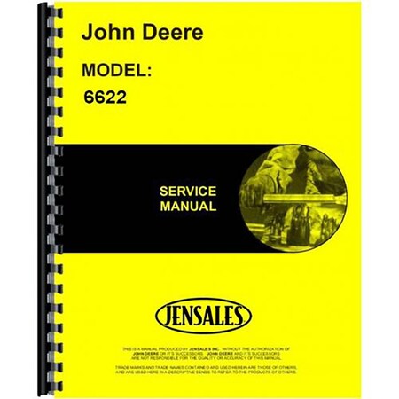 Fits John Deere 6622 Combine Service Manual